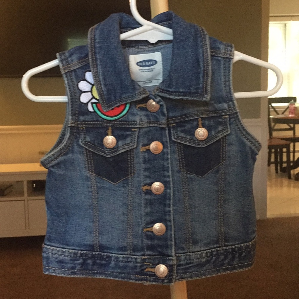 Old Navy Infant Denim Vest (12-18 M)